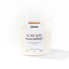 Screams Masculinity - SOY CANDLE by TERRE D'HERM.